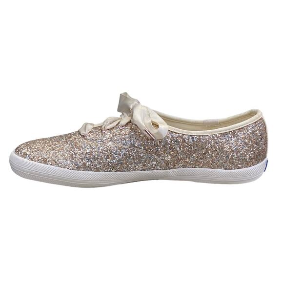 Keds X Kate Spade Women's Rose Gold Glitter Sneakers Size US 9 - Picture 2 of 11